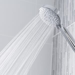 Shower head running water