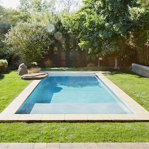 Small pool in backyard of home