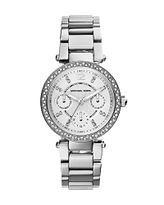 Michael Kors Women's Mini Parker Silver-Tone Watch MK5615