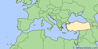 Location of Erzurum