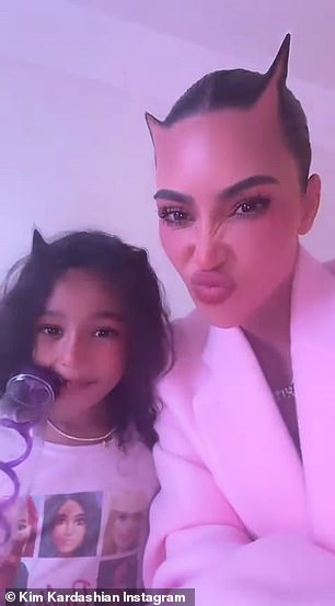 North and Chicago looked like the ultimate mommy's girls as they stayed beside Kim like bookends