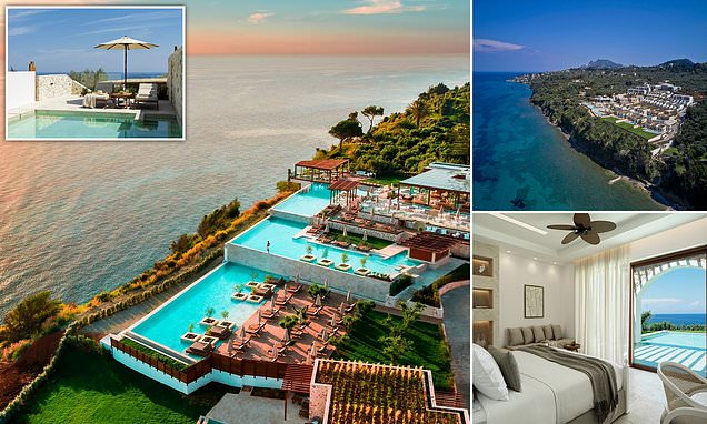 Greece's Zakynthos is known as a party island - but its new Lesante Cape Hotel is cool and