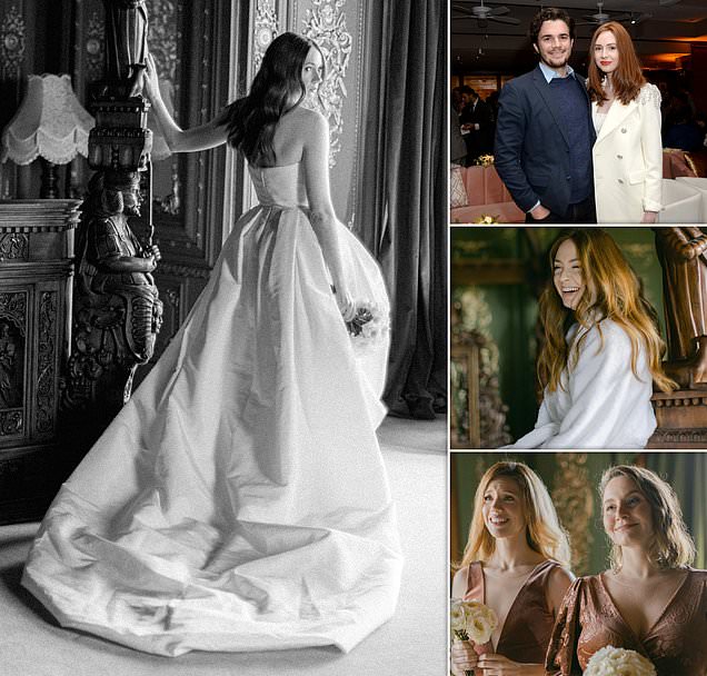 Karen Gillan shares breathtaking snaps from her Scottish wedding to Nick Kocher last year