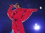 Rihanna performs during the halftime show at the NFL Super Bowl 57 football game between the Kansas City Chiefs and the Philadelphia Eagles, Sunday, Feb. 12, 2023, in Glendale, Ariz. (AP Photo/Matt Slocum)