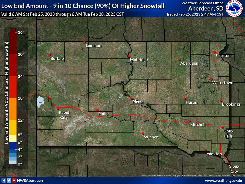 Minimum Potential Snow Accumulation