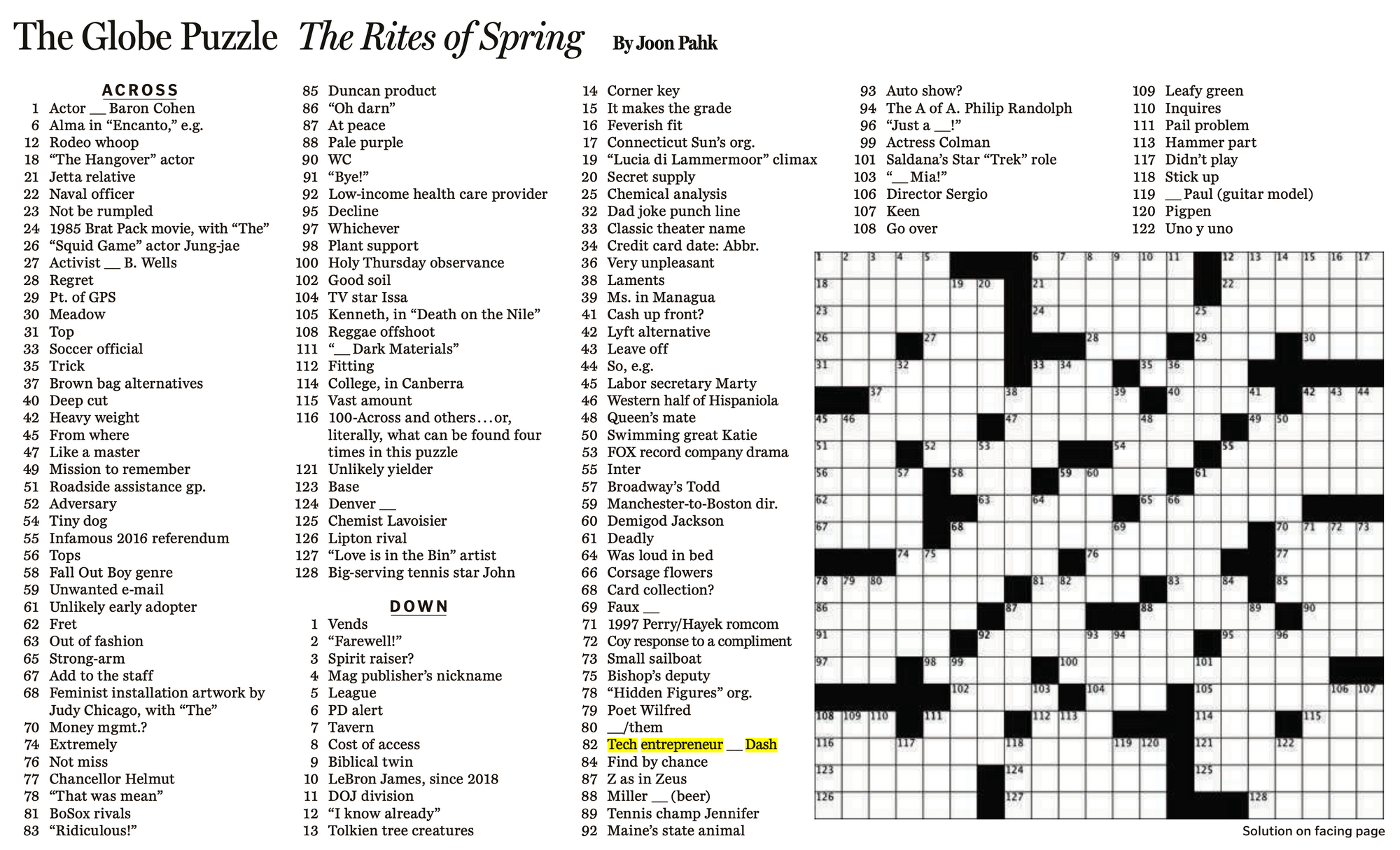 I am the answer to the Rites of Spring Puzzle
