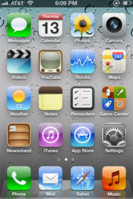 iOS 5 Home screen