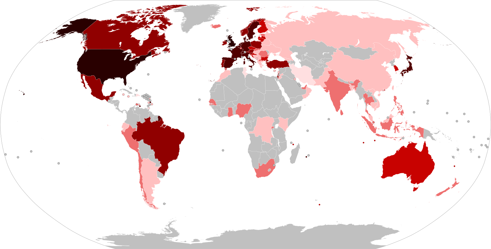 B.1.1.7 Cases by country as of 25 Mar 2021.svg