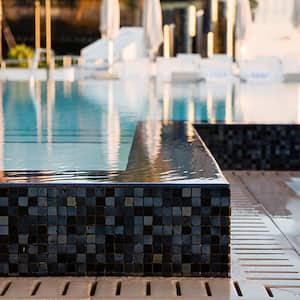 Infinity pool tile