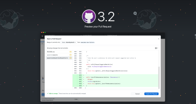 GitHub Desktop 3.2: Preview your pull request