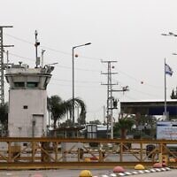 The Israeli Jalameh checkpoint in the northern West Bank, on April 8, 2022. (Jaafar Ashtiyeh/AFP/File)