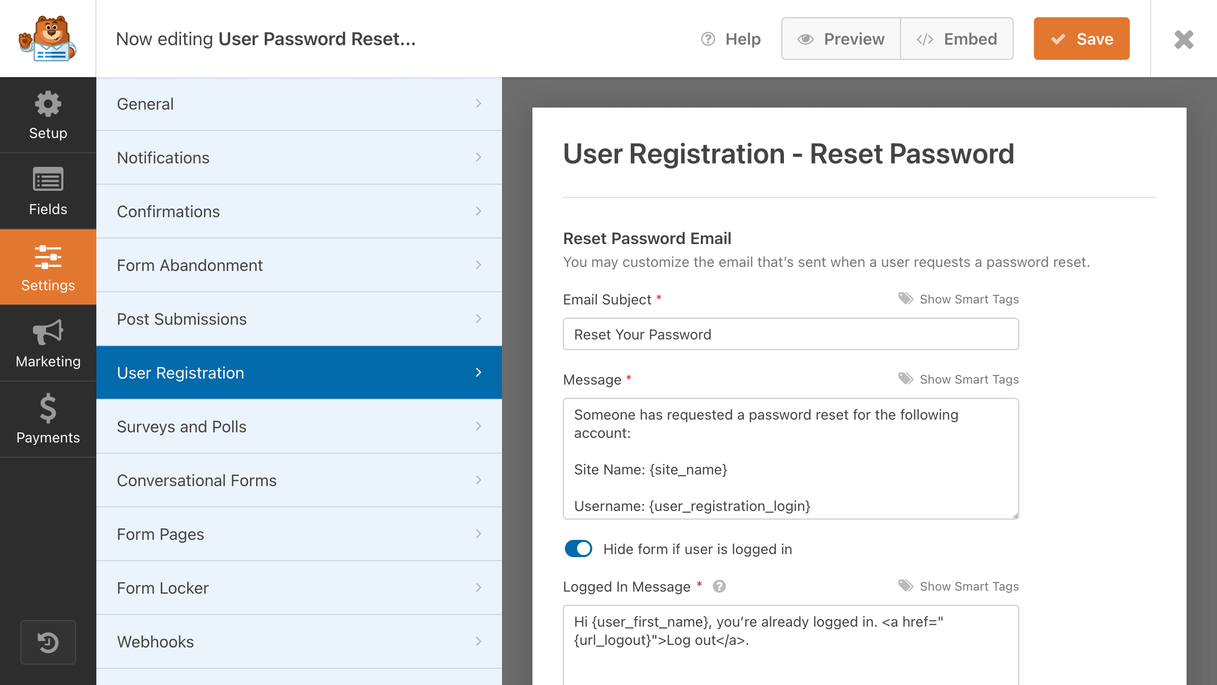 User Registration Form Screenshot 4