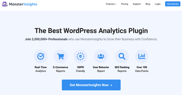 monsterinsights analytics plugin