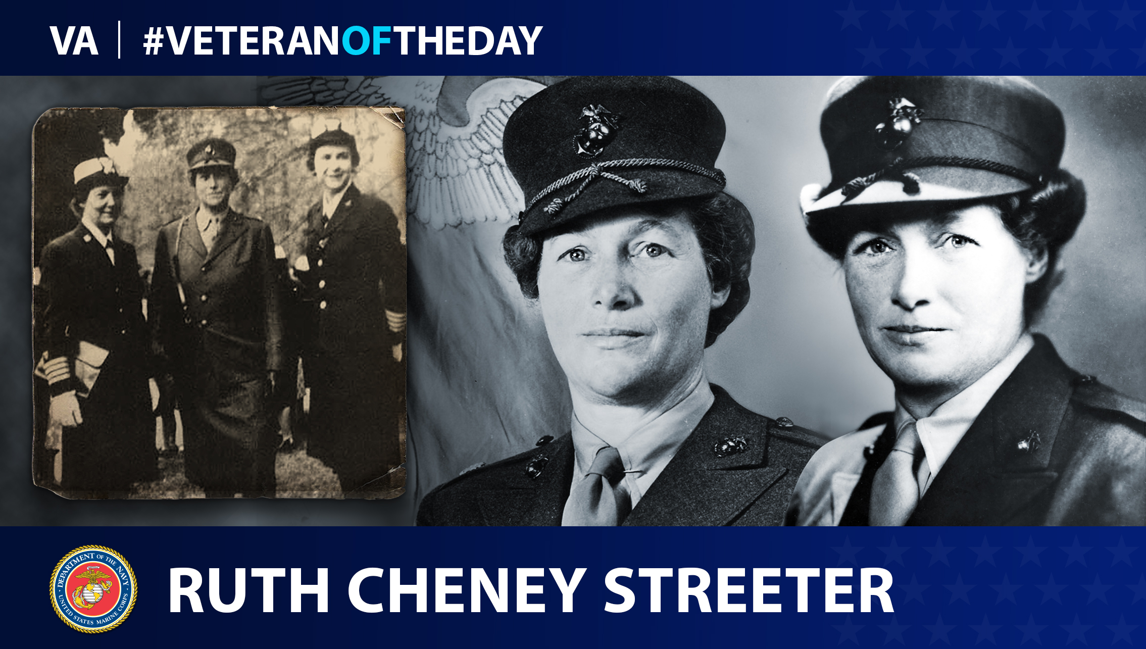 Read #VeteranOfTheDay Marine Veteran Ruth Cheney Streeter