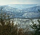 Pennsylvania's ridge country from Clarks Knob