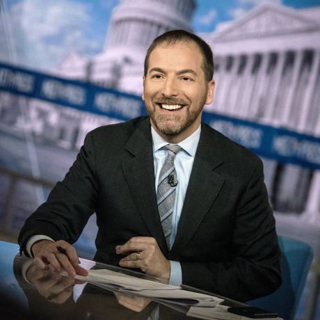 Image: Chuck Todd on \"Meet the Press\" in 2019.