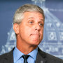 Rep. Steve Drazkowski, R-Mazeppa, speaks during a news conference, Tuesday, July 23, 2019 St. Paul, Minn. The Minnesota state legislator and a conservative group announced that they are seeking ethics investigations into U.S. Rep. Ilhan Omar for a range of alleged offenses. Drazkowski and Judicial Watch both say Omar may have committed immigration fraud by marrying someone they say is her brother.