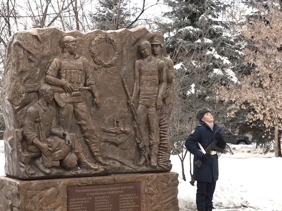 14 февраля в подмосковном Щелково в торжественной обстановке открыли памятник «Погибшим участникам боевых действий в локальных конфликтах»
