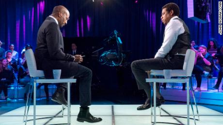 CNN host Van Jones interviews Shawn &quot;Jay-Z&quot; Carter on the first episode of &quot;The Van Jones Show&quot; on Saturday, Jan. 27, 2018 in New York, NY.

Photo by John Nowak/CNN