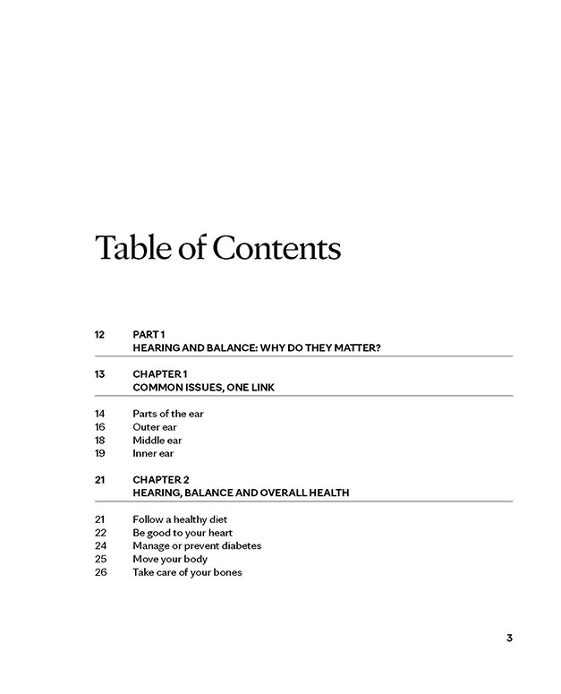 Table of Contents Page 2