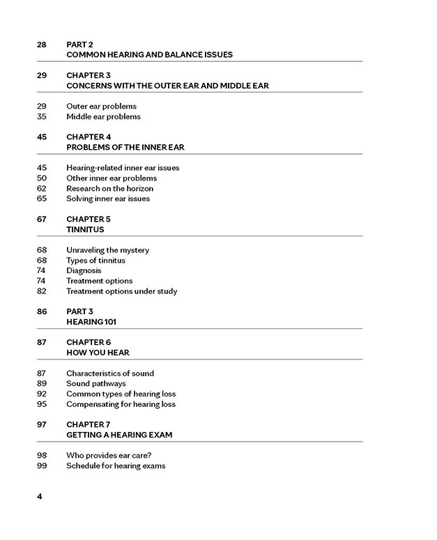 Table of Contents Page 6