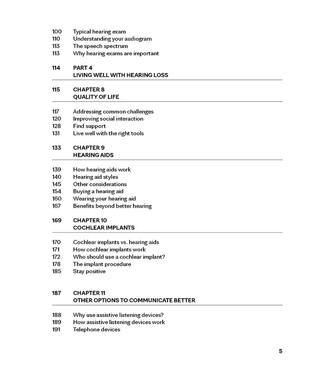 Table of Contents Page 4