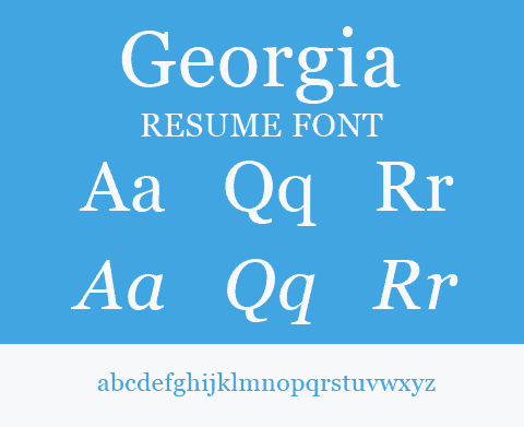 georgia font