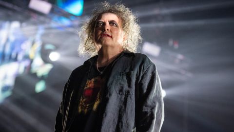 British singer Robert Smith of The Cure band performs in concert at the Mediolanum Forum in Milan, Italy, on November 4th, 2022.