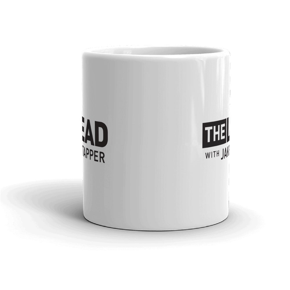 The Lead with Jake Tapper Logo White Mug-2