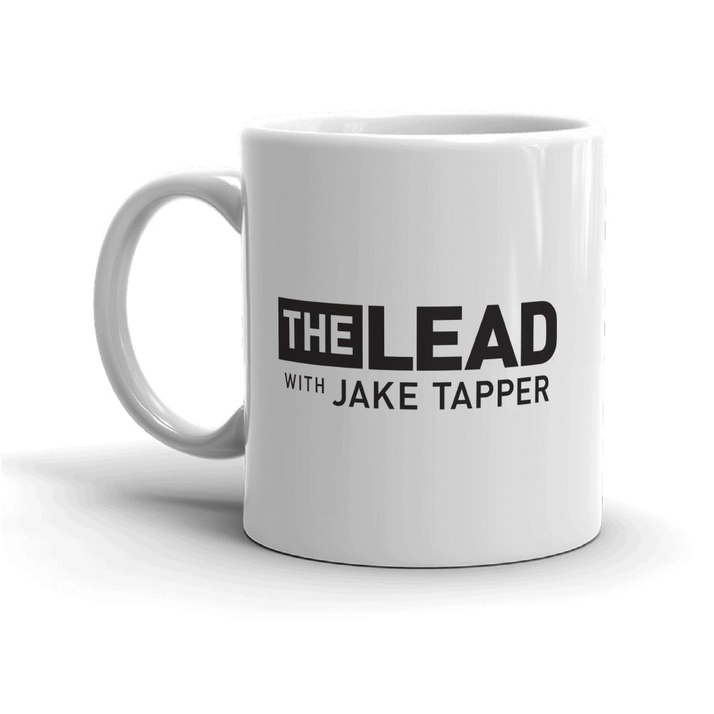The Lead with Jake Tapper Logo White Mug-0