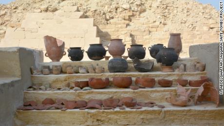 Vessels from the embalming workshop