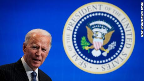 U.S. President Joe Biden speaks after signing an executive order related to American manufacturing in the South Court Auditorium of the White House complex on January 25, 2021 in Washington, DC. President Biden signed an executive order aimed at boosting American manufacturing and strengthening the federal governments Buy American rules.