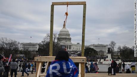 TOPSHOT - Supporters of US President Donald Trump gather across from the US Capitol on January 6, 2021, in Washington, DC. - Demonstrators breeched security and entered the Capitol as Congress debated the a 2020 presidential election Electoral Vote Certification. (Photo by ANDREW CABALLERO-REYNOLDS / AFP) (Photo by ANDREW CABALLERO-REYNOLDS/AFP via Getty Images)