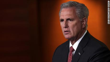 U.S. House Minority Leader Rep. Kevin McCarthy (R-CA) speaks during a weekly news conference at the U.S. Capitol July 01, 2021 in Washington, DC. McCarthy held a weekly news conference to answer questions from members of the press. 