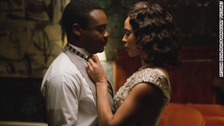 Still of Carmen Ejogo and David Oyelowo in Selma (2014)