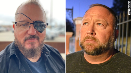 Stewart Rhodes and Alex Jones.