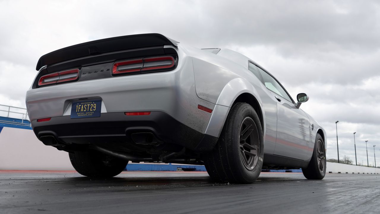 The 2023 Dodge Challenger SRT Demon 170 can reach 60 miles per hour in under two seconds.