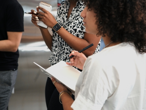 interns with notepads