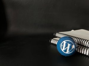 WordPress Blue Ball Wallpaper Collection: Ball and Notebook