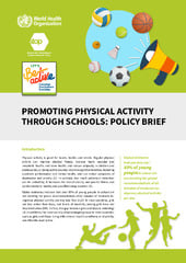 Promoting physical activity through schools: policy brief