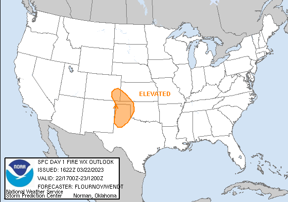 Day 1 Fire Weather Outlook