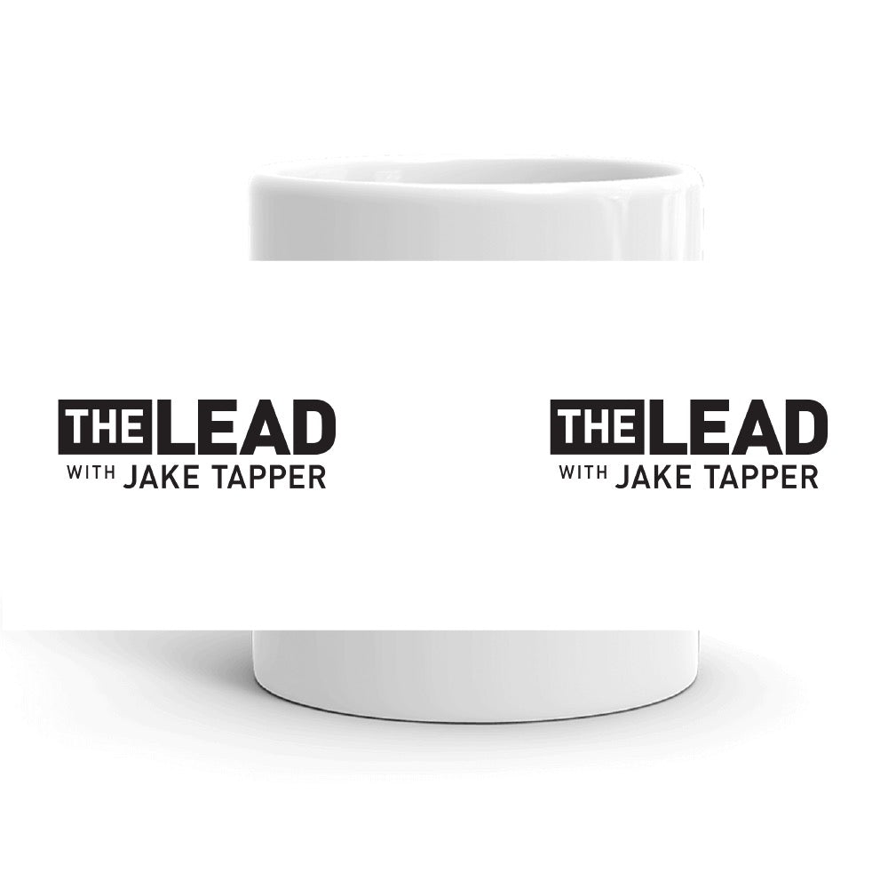 The Lead with Jake Tapper Logo White Mug-5