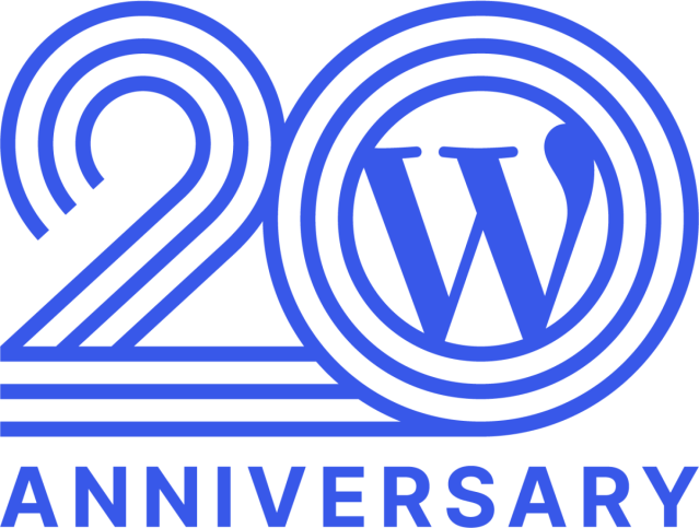 WordPress 20th Anniversary Logo