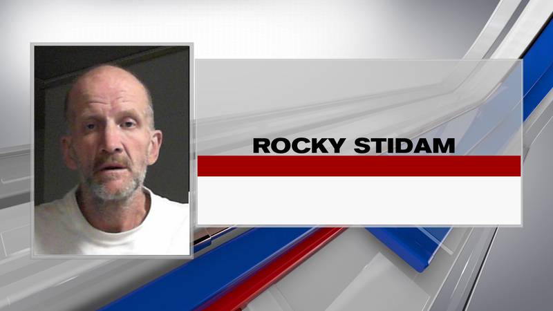 Rocky Stidam was charged with abduction, kidnapping or concealing a child, and robbery.