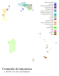 Emprise géographique des minorités linguistiques reconnues par la loi de 1999.