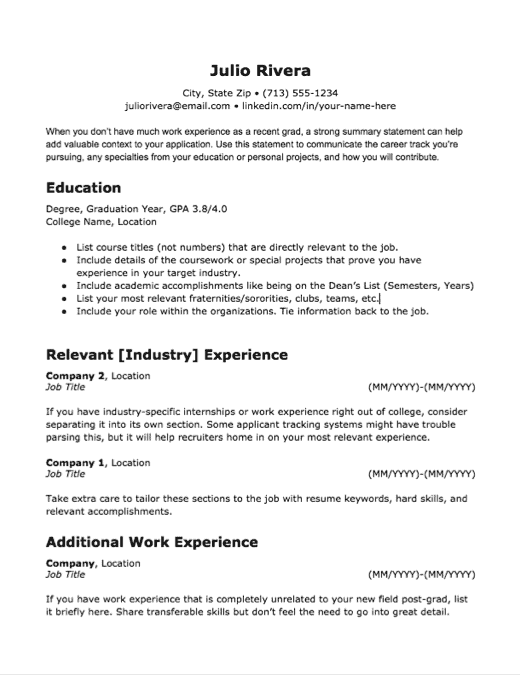 White resume on big screen