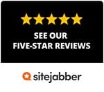 Image of five star Sitejabber reviews