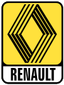 Logo de Renault de 1972 à 1981 (logo dit Vasarely),.