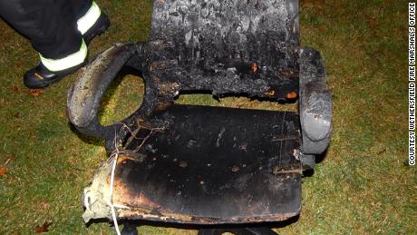 Customers warned that an AmazonBasics phone charger was dangerous before a young man woke up to a chair in flames.