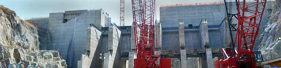 image - construction at Folsom Dam